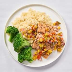 Mango Salsa Salmon