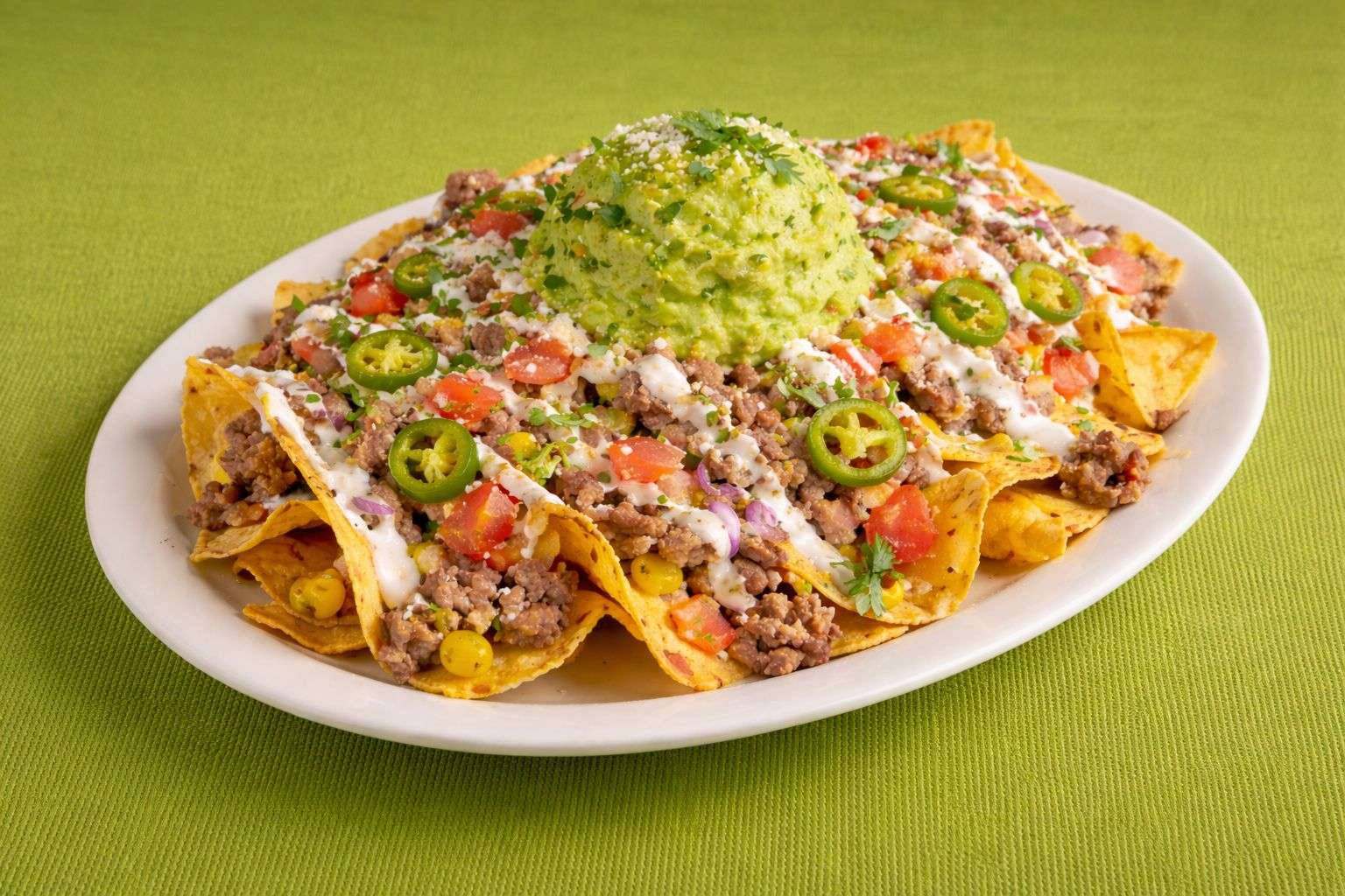 Nachos Deluxe Tray by Double Down Catering