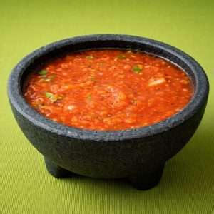 A Salsa bowl by double down catering