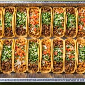 Taco Tray by Double down catering